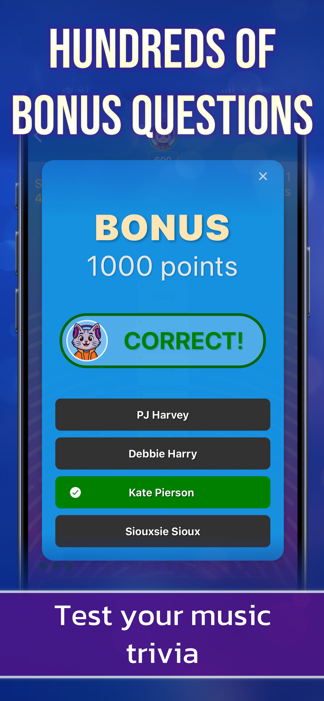 Hundreds of bonus questions